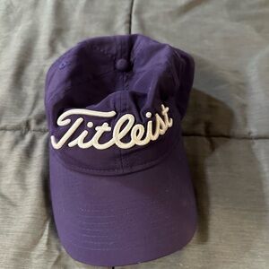 Titleist Purple Baseball Cap with White Logo